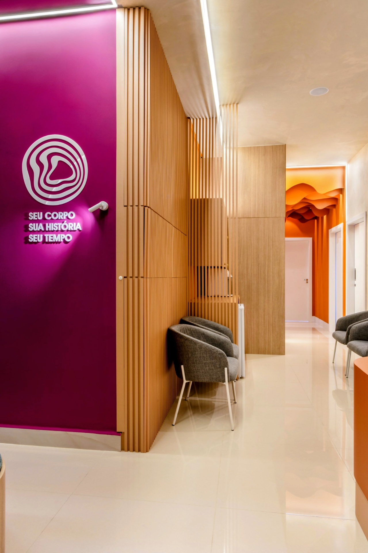 Sala de espera da clínica